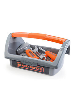 Kids Black and Decker Toolbox with Tools by Smoby