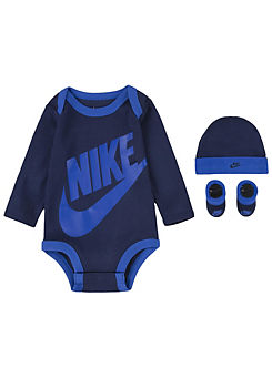 Kids Bodysuit, Hat & Socks 3-Piece Set by Nike