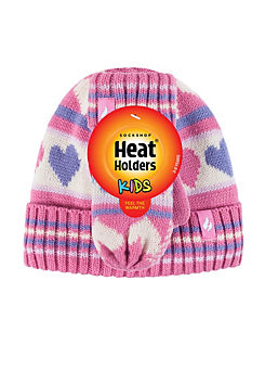 Kids Caa0115D Hat & Mittens- Girls  by Heat Holders