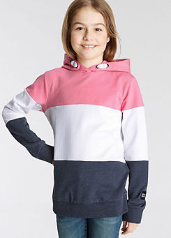 Kids Colour Block Hooded Sweatshirt by Alife & Kickin