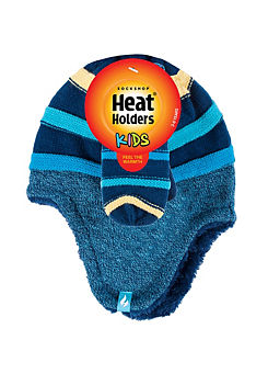 Kids Cosy Ears Hat & Mittens- Boys  by Heat Holders