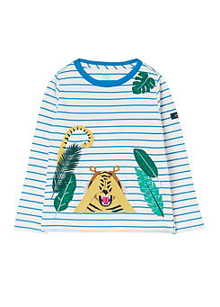 Kids Crew Neck Chomp T-Shirt by Joules