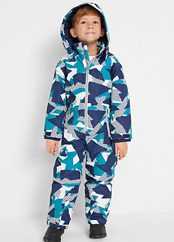 Kids Detachable Hood Waterproof Snowsuit by bonprix