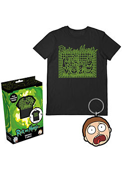 Kids Family Boxed T-Shirt & Free Key Chain by Rick & Morty