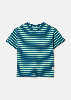 Kids Laundered Stripe T-Shirt by Joules