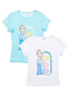 Kids Pack of 2 Disney Frozen T-Shirts by Suncity