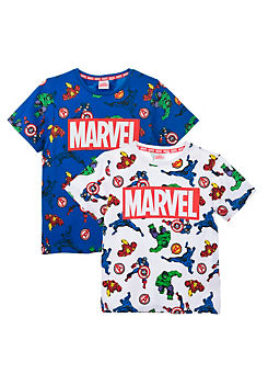 Kids Pack of 2 Marvel T-Shirts by Suncity
