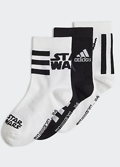 Kids Pack of 3 Star Wars Sports Socks by adidas Performance