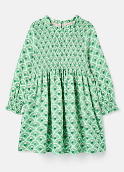 Kids Shirred Jersey Dress by Joules