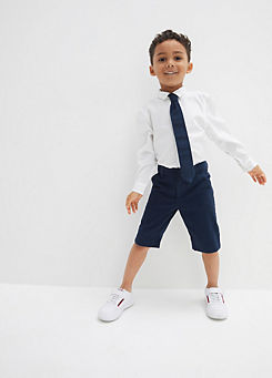 Kids Shirt & Trousers & Tie Set by bonprix