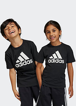 Kids Short Sleeve Logo Print T-Shirt by adidas Sportswear