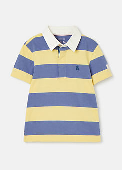 Kids Short Sleeve Rugby Shirt by Joules