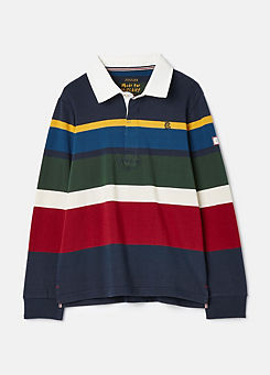 Kids Stripe Rugby Top by Joules