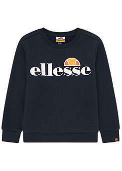 Kids Suprios Logo Print Sweatshirt by Ellesse