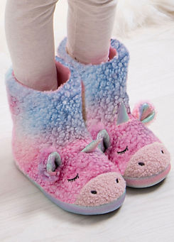 Kids Unicorn Boot Slippers by Totes