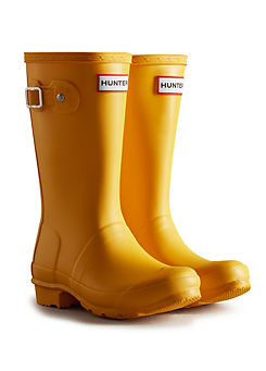 yellow hunter wellies size 3