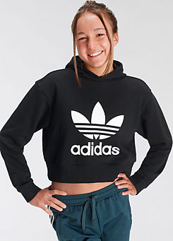 Kids ’Adicolor Cropped Hoodie’ Sweatshirt by adidas Originals