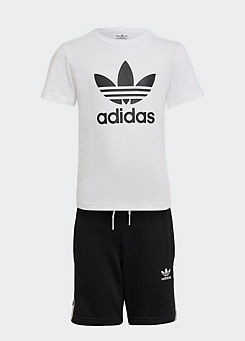 Kids ’Adicolor’ T-Shirt & Shorts Set by adidas Originals