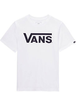 Kids ’Classic’ Logo Print T-Shirt by Vans