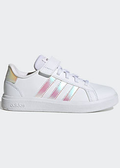 Kids ’Court Lifestyle Elastic’ Velcro Strap Trainers by adidas Sportswear