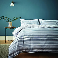 Kingston Stripe 200 Thread Count 100% Cotton Duvet Set by Terence Conran