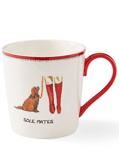 Kit Kemp Doodles Sole Mates Mug by Spode