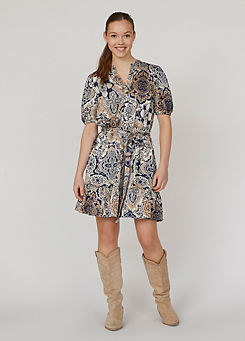 Knee-Length Printed Dress by Sisters Point