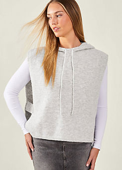Knit Hooded Tabard by Accessorize