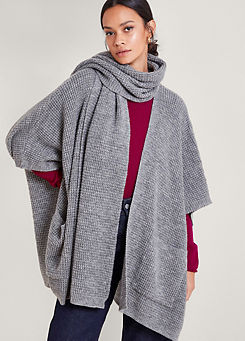Knit Poncho & Scarf by Monsoon