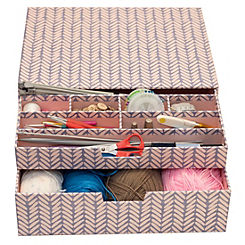 Knitting & Crochet Storage Project Boxes for Wool & Yarn by Design by Violet