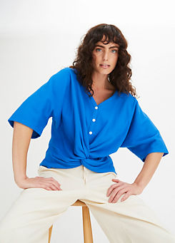 Knotted Jersey Top by bonprix