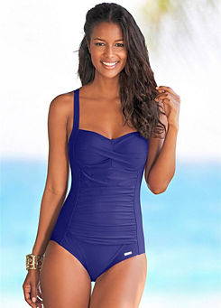 LASCANA Gathered Swimsuit with Adjustable straps