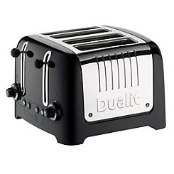 LITE 4 Slice Toaster 46205 - Black by Dualit