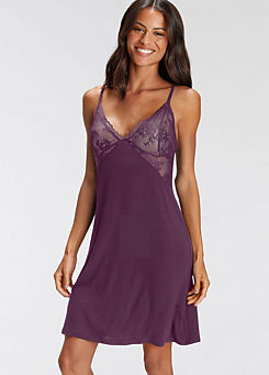 Lace Detail Chemise by Bruno Banani