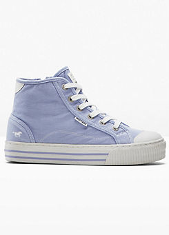 Lace Up Hi-Top Trainers by Mustang