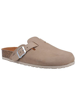 Ladies Brown Bailey Closed Toe Mules by Hush Puppies