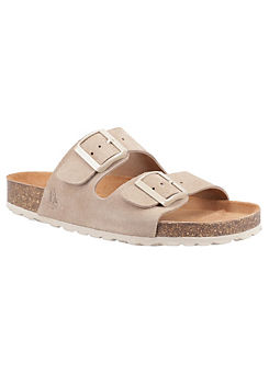 Ladies Brown Blaire Mules Sandals by Hush Puppies