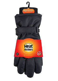 Ladies Core Ski Gloves - Black by Heat Holders