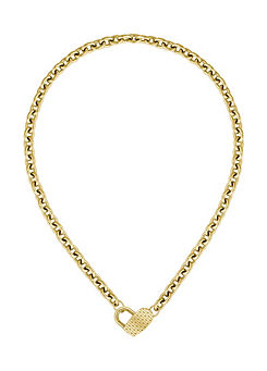 Ladies Dinya Collection Gold IP Plated Necklace by Boss