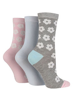 Ladies Pack of 3 Socks by Wild Feet
