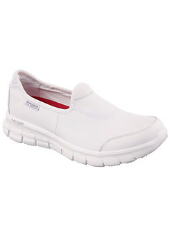 Ladies White Sure Track Slip-ins Trainers by Skechers