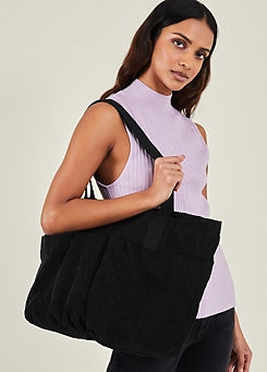 Large Cord Shopper Bag by Accessorize