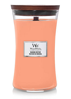 Large Hourglass Candle Manuka Nector by WoodWick