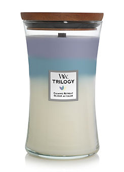 Large Hourglass Candle Triology Calming Retreat by WoodWick