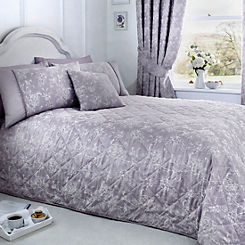 Lavender Woven Jasmine Bedspread by Dreams & Drapes