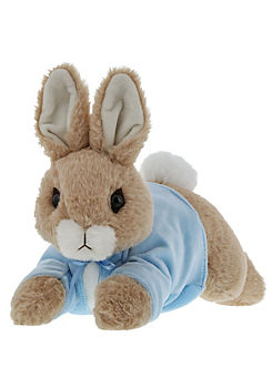 Laying Down Large Peter Rabbit Soft Toy by Beatrix Potter