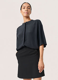Layna Short Sleeve Loose Fit Shirt by Soaked in Luxury