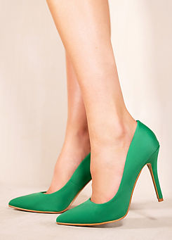 Leah Jade Green Court Shoes by Where’s That From