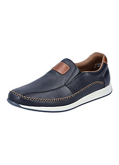 Leather Casual Slip-On Shoes by Rieker
