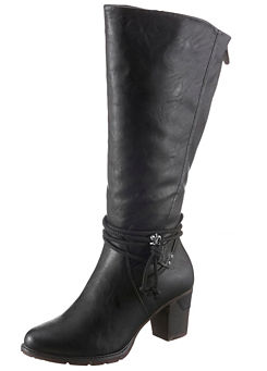 Leather Effect Boots by Rieker